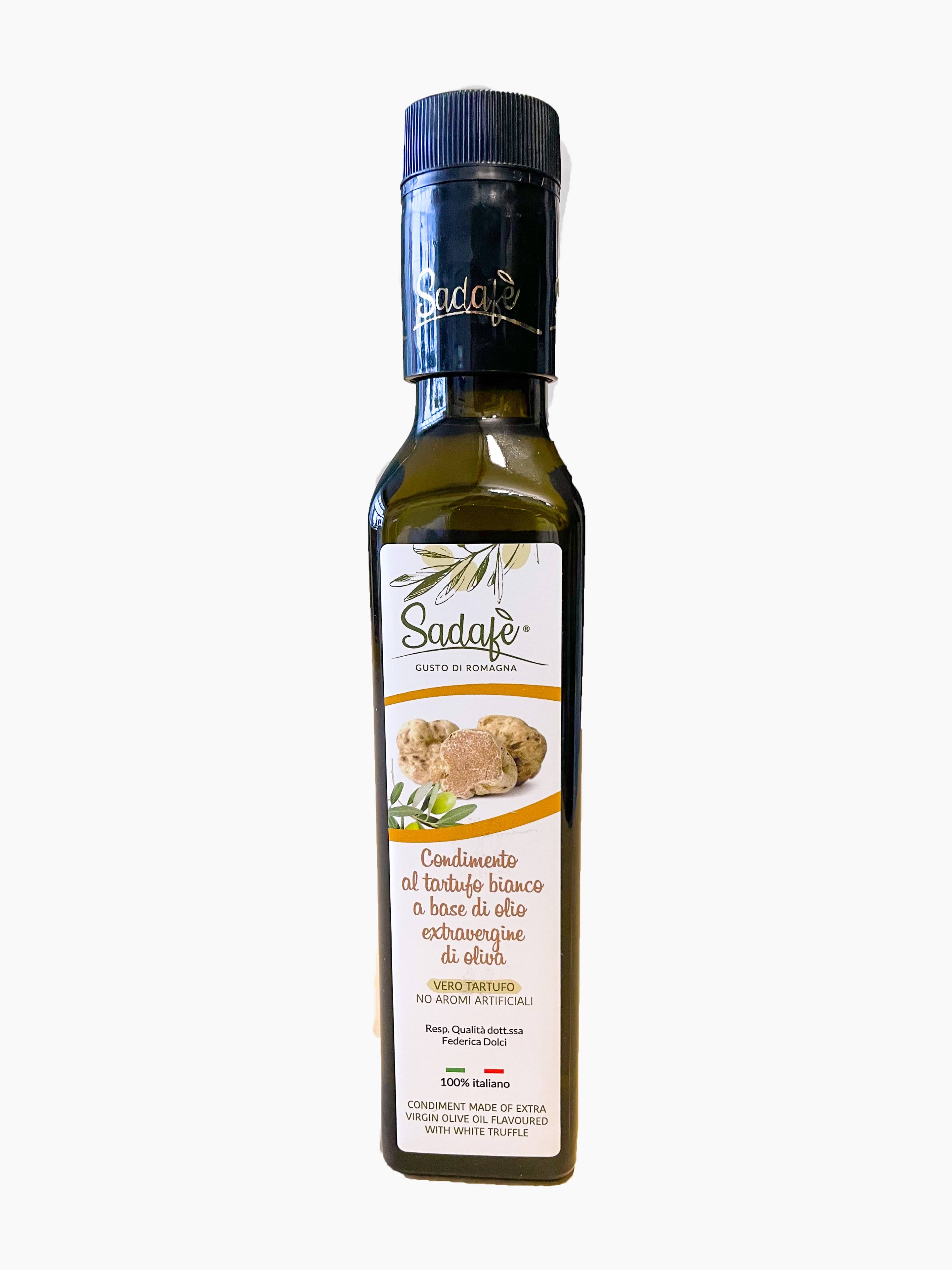 Condimento al tartufo bianco a base di olio extravergine di oliva