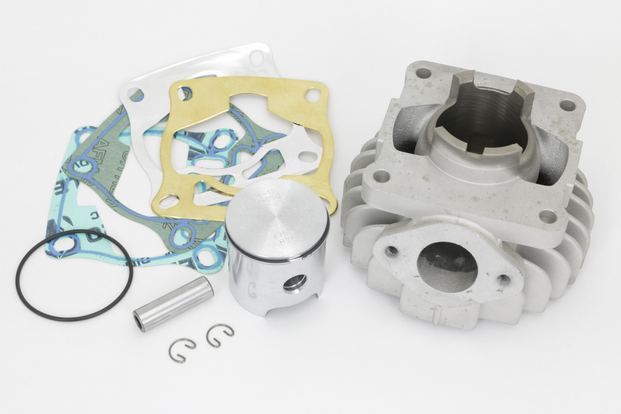 COMPLETE BZM Cylinder 3 PORTS AIR 40cc for BZM with gasket kit and piston |  Bizetamotor