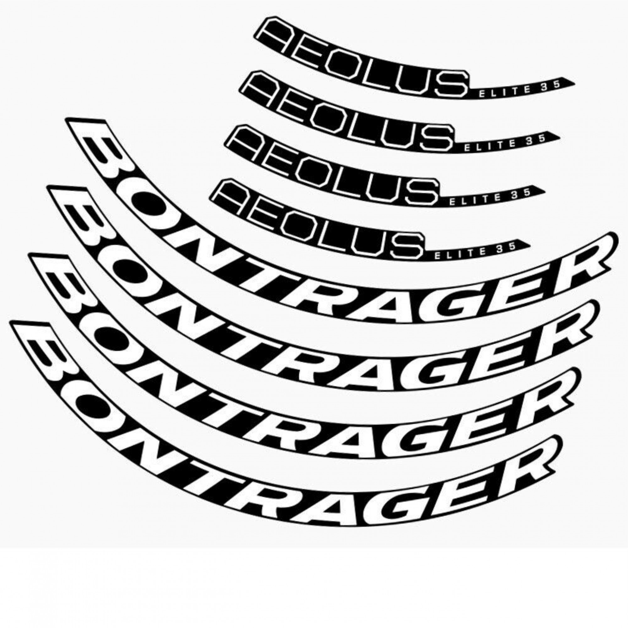 Wheels Stickers Bontrager Aeolus ELITE 35