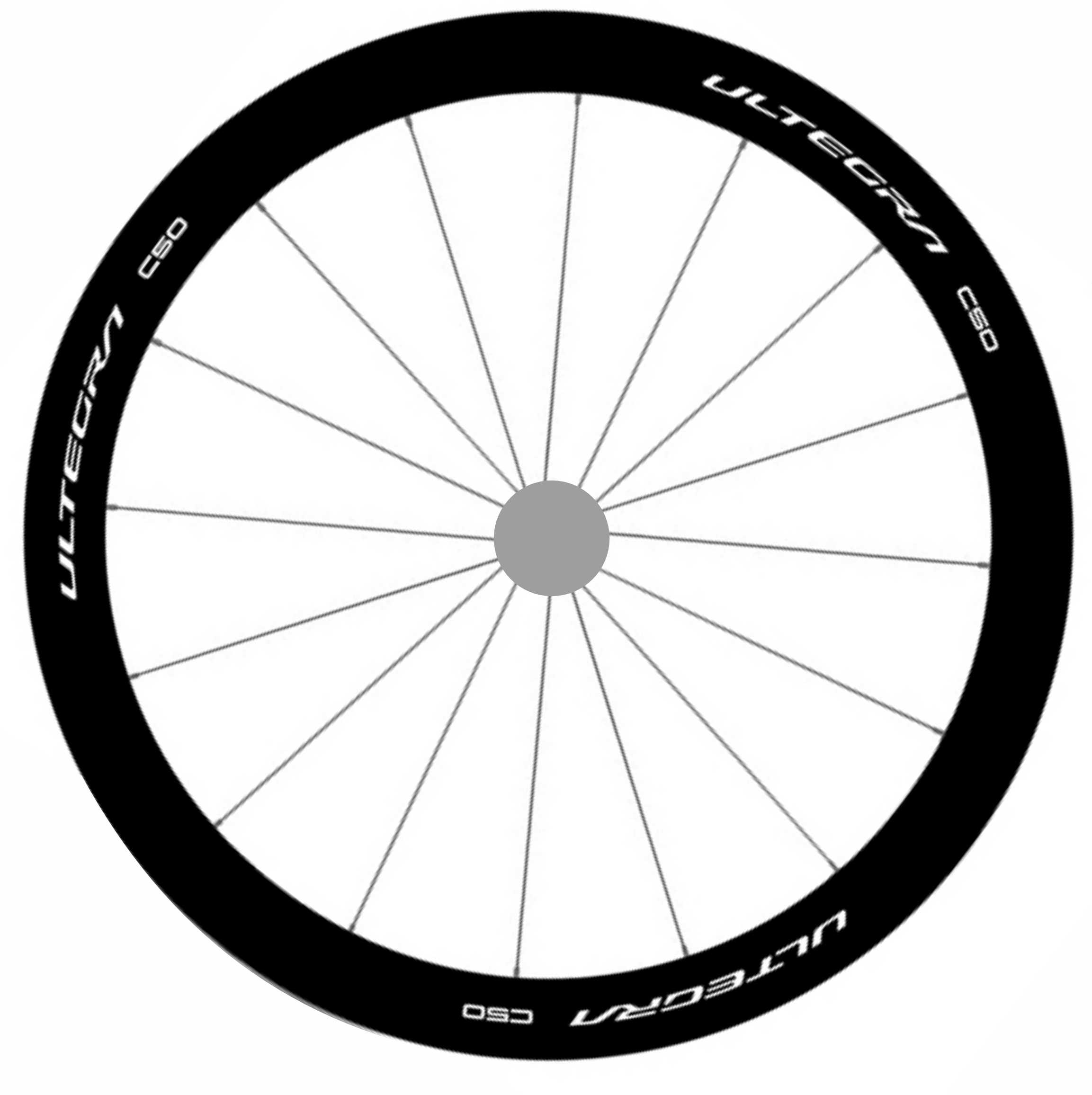 Wheels stickers shimano ultegra c50 buy it now on Bikestickers.eu Bike Stickers