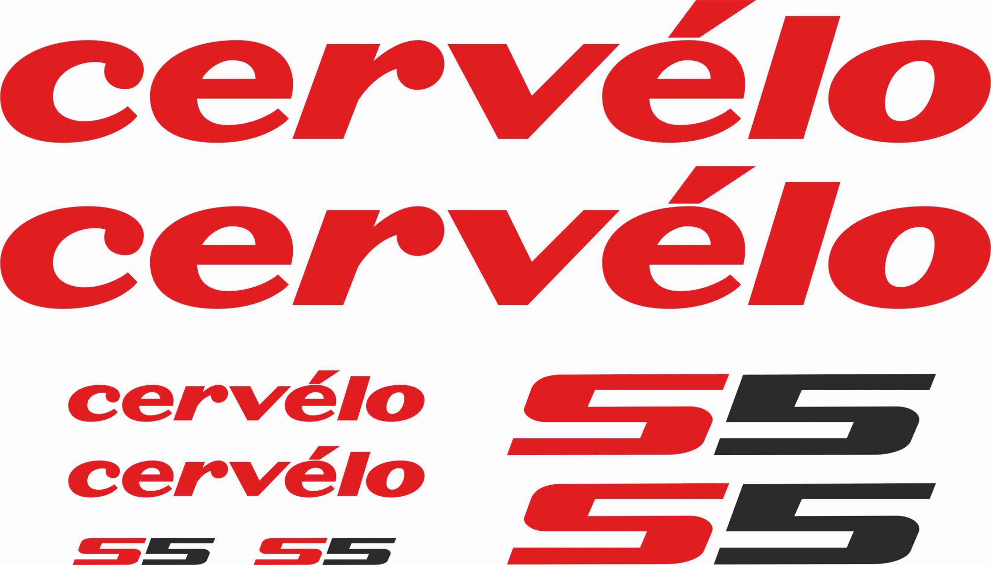 CERVELO S5 kit adesivi stickers per bdc completo 18 pezzi 