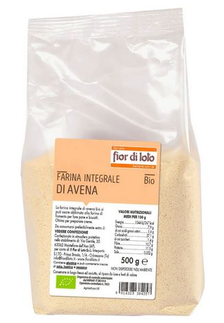 Farina integrale di avena Fior di Loto